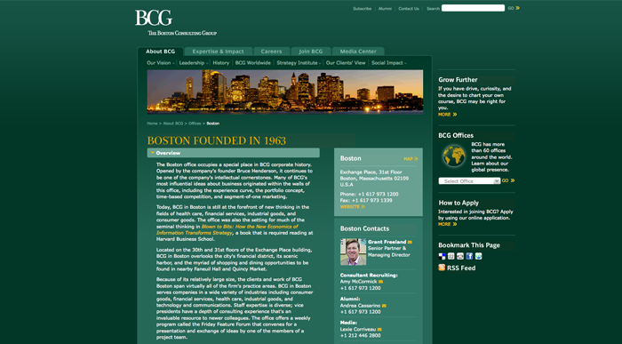 BCG interior page